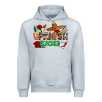 Heather Grey spanish teacher Urban Hoodie - AdoDesignShop