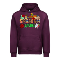 Mauve Wine spanish teacher Urban Hoodie - AdoDesignShop