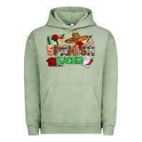 Pigment Oil Green spanish teacher Urban Hoodie - AdoDesignShop