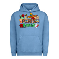 Pigment Pebble Blue spanish teacher Urban Hoodie - AdoDesignShop