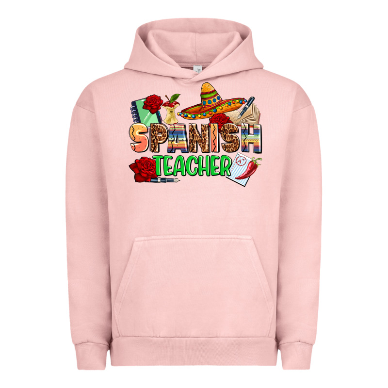 Spanish Teacher Urban Hoodie by AdoDesignShop | Teevron