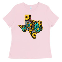 Bubblegum Pink Western Texas Map Ladies Tee - Bettercallsaul