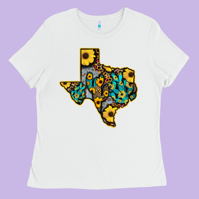 Western Texas Map Ladies Tee Designed By Bettercallsaul