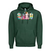 Easter Day Coffee Gnome Zipper Hoodie | Teevron