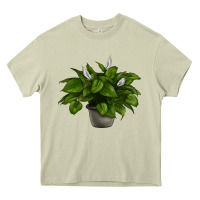 Mossy Peace Lily Heavy Core Tee - LillyAllenDesigns