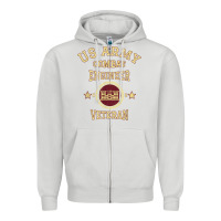 Dove Grey US Army Combat Engineer Combat Engineer Veteran Gift Zipper Hoodie - minhPixels