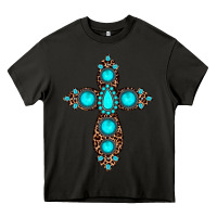 Asphalt gemstone leopard cross Heavy Core Tee - JahusDesignShop
