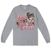 Heather Grey Best gigi ever Mother's Day Long Sleeve Tee - CowGirlArtShop