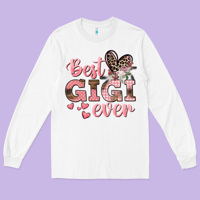 Best Gigi Ever Mother's Day Long Sleeve Tee Designed By Cowgirlartshop
