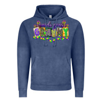 Vintage Denim mardi gras grammy Vintage Hoodie - CowGirlArtShop