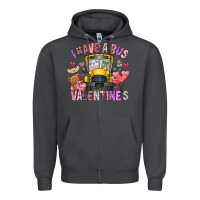 Smoke i have a bus full of valentines Zipper Hoodie - CowhideDigitalArt