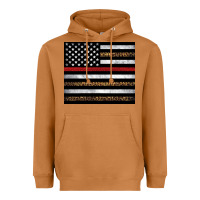 Meerkat thin red line American flag leopard Heavyweight Hoodie - Artiststas