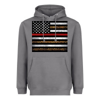 Storm thin red line American flag leopard Heavyweight Hoodie - Artiststas