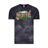 Cloud Black Easter egg Nurse bunny Easter Day Vintage Tee - HowdyJamesFarm