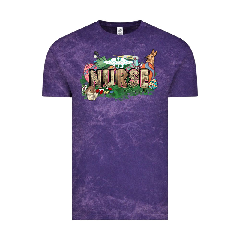 Easter Egg Nurse Bunny Easter Day Vintage Tee by HowdyJamesFarm | Teevron