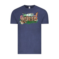 Vintage Denim Easter egg Nurse bunny Easter Day Vintage Tee - HowdyJamesFarm