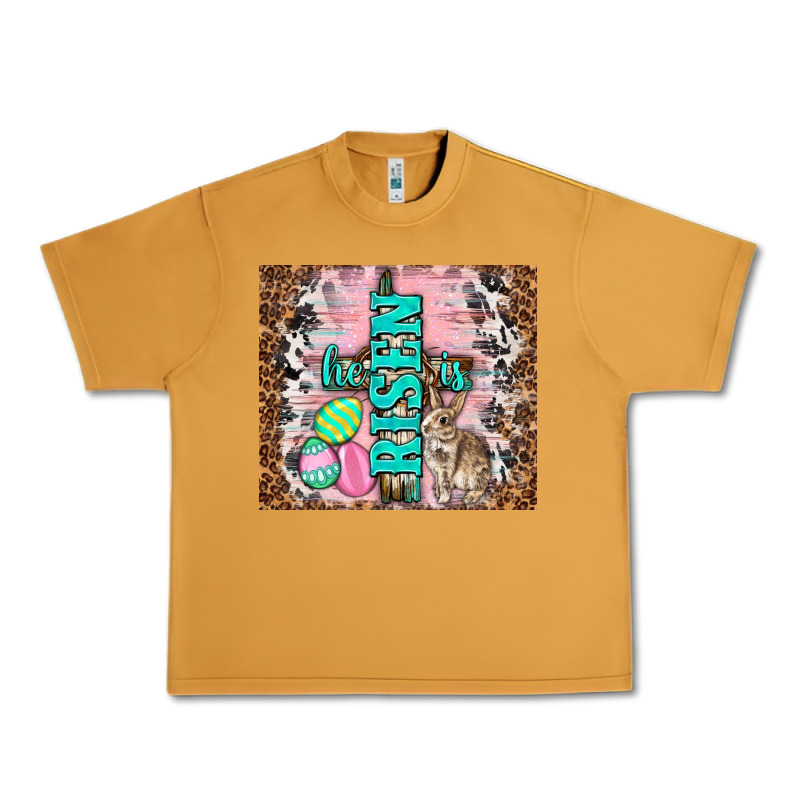 Western He Is Risen With Rabbit Urban Heavy Tee by TumblerDesignByShophia | Teevron