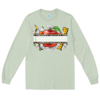 Matcha floral teacher custom name Long Sleeve Tee - CowGirlArtShop