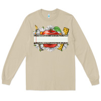 Mushroom floral teacher custom name Long Sleeve Tee - CowGirlArtShop