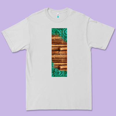 Western Tooled Leather Sunflower Turquoise Gemstone Pen Wrap 1 Premium Tee Designed By Jasminsmagicworld