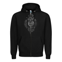 Black As Above So Below GIFT Alchemy GIFT Blackcraft Zipper Hoodie - minhPixels