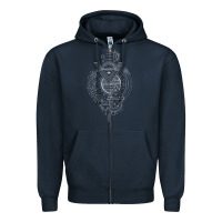 Navy As Above So Below GIFT Alchemy GIFT Blackcraft Zipper Hoodie - minhPixels