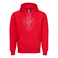 Red As Above So Below GIFT Alchemy GIFT Blackcraft Zipper Hoodie - minhPixels