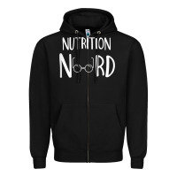 Black Womens Nutritionist Gifts For Health Coach or Registered Dietitian Zipper Hoodie - minhPixels