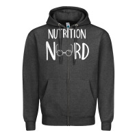 Charcoal Heather Womens Nutritionist Gifts For Health Coach or Registered Dietitian Zipper Hoodie - minhPixels