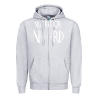 Heather Grey Womens Nutritionist Gifts For Health Coach or Registered Dietitian Zipper Hoodie - minhPixels