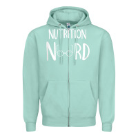 Seafoam Womens Nutritionist Gifts For Health Coach or Registered Dietitian Zipper Hoodie - minhPixels