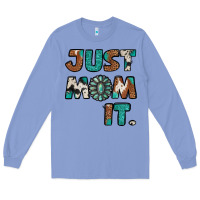 Colony Blue just mom it cowhide turquoise Long Sleeve Tee - Jasminsmagicworld