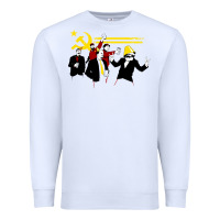 White the communist party Premium Sweatshirt - minhPixels