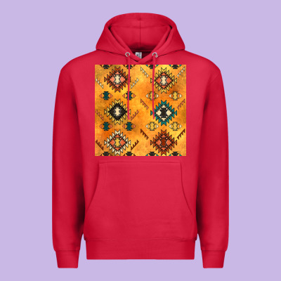 Native American Aztec Seamless Pattern 4 Premium Hoodie Designed By Bundleandbundleshop