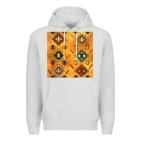 Dove Grey native american aztec seamless pattern 4 Premium Hoodie - BundleAndBundleShop