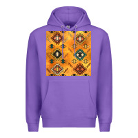 Purple native american aztec seamless pattern 4 Premium Hoodie - BundleAndBundleShop