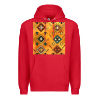 Red native american aztec seamless pattern 4 Premium Hoodie - BundleAndBundleShop
