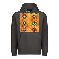 Smoke native american aztec seamless pattern 4 Premium Hoodie - BundleAndBundleShop