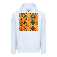 White native american aztec seamless pattern 4 Premium Hoodie - BundleAndBundleShop