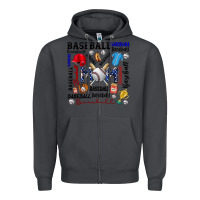 Smoke baseball mom Zipper Hoodie - CowhideDigitalArt