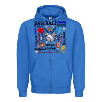 True Royal baseball mom Zipper Hoodie - CowhideDigitalArt