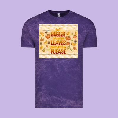 Fall Breeze Crunchy Leaves Vintage Tee Designed By Tumblerdesignbyshophia