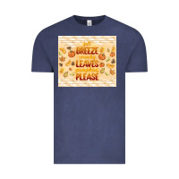 Vintage Denim fall breeze crunchy leaves Vintage Tee - TumblerDesignByShophia