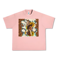 Salmon horses with sunflowers Urban Heavy Tee - TumblerDesignByShophia