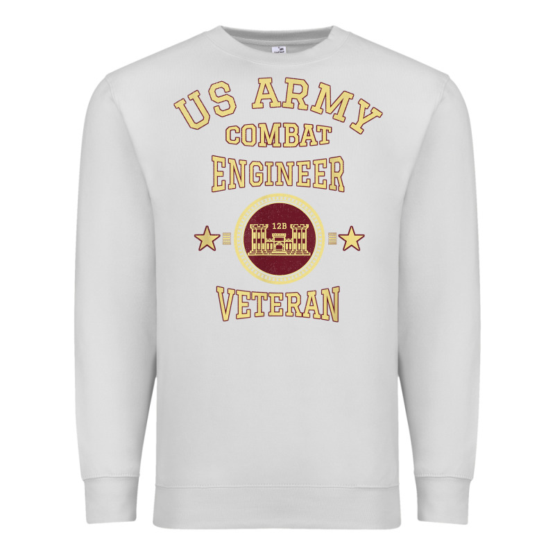 Us Army Combat Engineer Combat Engineer Veteran Gift Premium Sweatshirt by minhPixels | Teevron