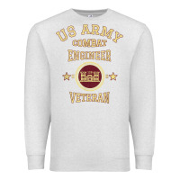 Oatmeal Heather US Army Combat Engineer Combat Engineer Veteran Gift Premium Sweatshirt - minhPixels