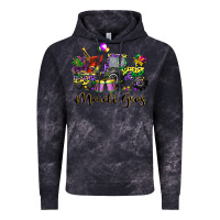 Cloud Black mardi gras tractor Vintage Hoodie - CowGirlArtShop