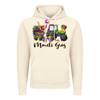 Vintage Artic mardi gras tractor Vintage Hoodie - CowGirlArtShop