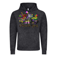 Vintage Black mardi gras tractor Vintage Hoodie - CowGirlArtShop
