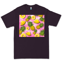 Plum pink pineapple Premium Tee - BarkalooDesign